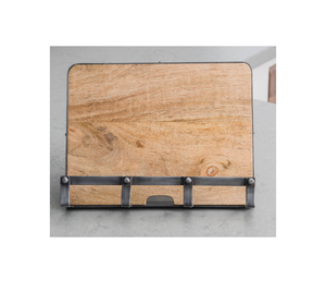 Livre de cuisine en bois massif naturel et marbre livre de lecture repose-tablette supports de manuels supports de livres support de support en bois - Product Image 6