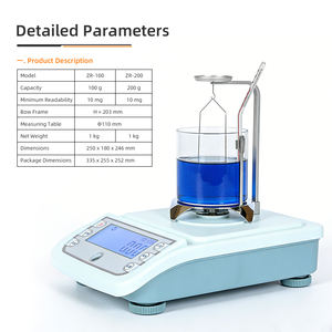 Balance électronique de précision 0,01 pour la densité et la gravité spécifique, analyseur de liquides et de solides de laboratoire avec garantie d'un an - Product Image 4