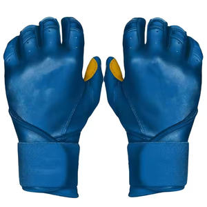 Gants de frappeur de baseball Softball en cuir de mouton véritable personnalisables Caractéristiques d'écran tactile Sports de plein air applicables Tailles disponibles - Product Image 1