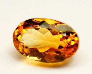 Piedra Preciosa de Citrino Natural Facetada de 14x10 mm - Gemas de Citrino de Forma Ovalada de Gran Tamaño - Piedra Suelta de Primera Calidad para Joyería - Product Image 2