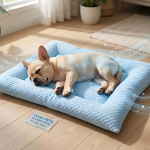 Coperta Rinfrescante in Seta Ghiacciata Yommy per Animali Domestici: Tappetino Rinfrescante Morbido, Traspirante e Antiscivolo Lavabile per Cani e Gatti - Product Image 1