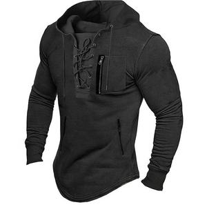 Ropa de hombre de algodón 100% fabricada en Pakistán-Sudaderas con capucha personalizadas al por mayor para invierno Sudadera con capucha de punto liso con logotipo frontal - Product Image 5