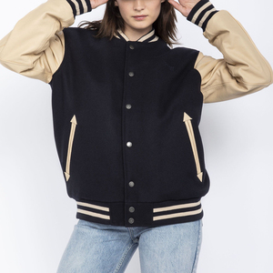 Chaquetas de mujer de todos los colores Varsity Precio al por mayor Servicio OEM Nueva llegada Chaquetas de mujer Chaqueta universitaria transpirable para mujer - Product Image 1