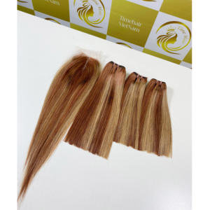 Machine Double Weft Skin Weft High Quality 100% Virgin Human Hair Remy Vietnamese Frontal for Wigs and <b>Toupees</b> Wholesale Price - Product Image 4