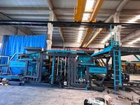 Machine à blocs de béton hydraulique entièrement automatique à haute efficacité pour ligne de production de briques, 35 000 briques autobloquantes