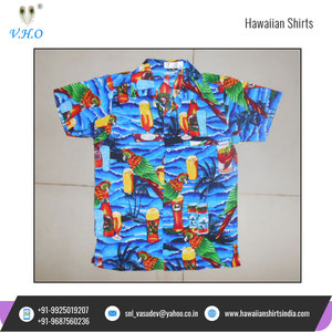 เสื้อเชิ้ตฮาวายสำหรับผู้ชาย,เสื้อเชิ้ตโพลีเอสเตอร์ OEM แขนสั้นใส่ได้พอดีเสื้อฮาวายสำหรับฤดูร้อนปี2023 - Product Image 2