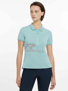 Vente en gros de haut d'équitation pour femmes, tissu extensible léger de qualité supérieure, respirant, séchage rapide, évacuation de l'humidité, équestre élégant - Product Image 5