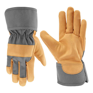 Gants de sécurité canadiens pour échelleurs, en cuir, en vrac, anti-coupure, antidérapants, conformes aux normes EN388 et EN420, stériles et personnalisables - Product Image 2