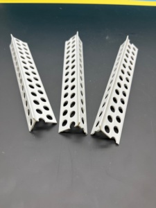 Profilé d'angle en PVC de bonne qualité et de couleur blanche avec maille en fibre de verre pour <span class=keywords><strong>les</strong></span> coins des murs - Product Image 3