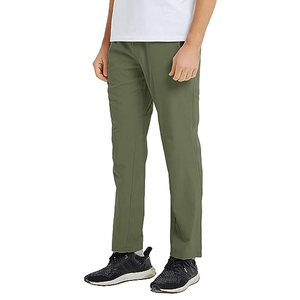 Color verde de alta calidad, nuevo diseño, ropa de moda, el más nuevo estilo, los hombres usan pantalones de atletismo personalizados, pantalones de punto ligeros para hombres - Product Image 2