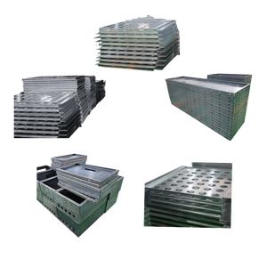 แผ่นเหล็กเจาะรู CNC แผงสแตนเลสสำหรับตู้ไฟฟ้าและเครื่องจักร - Product Image 1