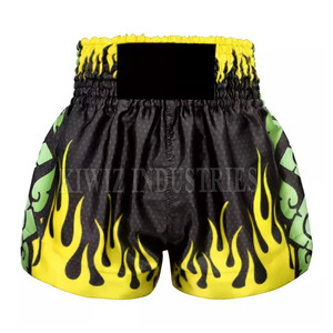 กางเกงขาสั้นแบบไทยสำหรับผู้ชายกางเกงขาสั้นเอวยางยืดระบายอากาศได้ดีโลโก้ตามสั่ง - Product Image 1