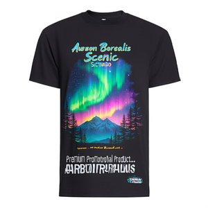 T-Shirt Paesaggio Scenico Aurora Boreale - Prodotto Promozionale Premium - Product Image 2
