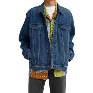 High Quality <b>Denim</b> Jacket For Men's 100% Cotton Custom Logo With Printing Winter Jacket Soft <b>Material</b> <b>Denim</b> Jacket For Men's - Product Image 3
