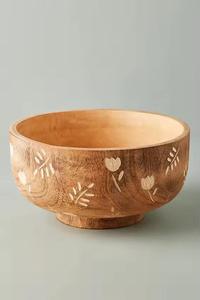 Home Decorative Nordic Salad <b>Bowls</b> High Quality Premium High Quality Wooden Serving <b>Bowl</b> for Mixing and <b>Washing</b> Kitchenware - Product Image 3