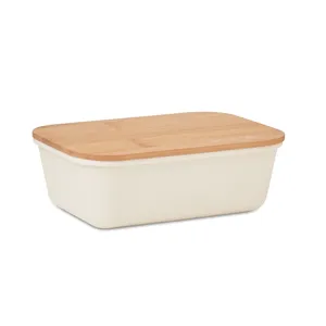 Boîte à lunch personnalisée en bambou PP, produit de merchandising écologique - Product Image 2