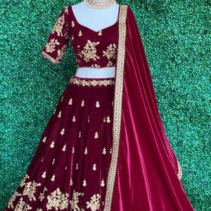 ล่าสุดอินเดีย/ปากีสถาน KOTI กับ LEHENGA ชุดสำหรับ WALIMA ประดับประดาด้วย DABKA,ลูกปัดหินทำงานสำหรับงานแต่งงาน @ 2022 - Product Image 1