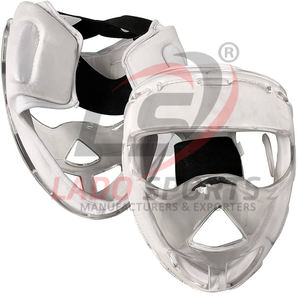 หมวกกันน็อคฮอกกี้ในสนามใส่สบายแผ่นด้านในด้านในด้านในแผ่นปิดด้านพร้อมหน้ากากใบหน้าน้ำหนักเบา - Product Image 5