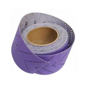 厂家批发70毫米 * 12m多孔钩环陶瓷砂纸片砂纸卷砂纸 - Product Image 5