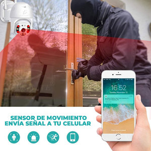 2MP <b>Wireless</b> Dome WiFi <b>Camera</b> Pan-Tilt Function Full HD Indoor/Outdoor Use Motion Detection Two-Way Audio Built-In Mic Cloud - Product Image 3