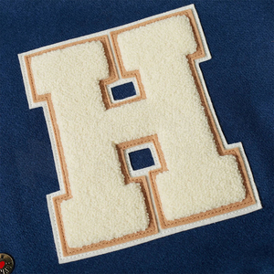 Veste en cuir décontractée pour homme, tendance streetwear, style hip-hop, col montant, broderie en chenille, imperméable, vente chaude - Product Image 4