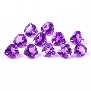 Ametista Africana Natural de 16 mm, Corte en Forma de Corazón, Facetada, Calibrada, Piedra Preciosa Suelta Certificada, Lote al por Mayor para Fabricación de Joyería - Product Image 1