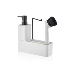 ชุดเครื่องจ่ายสบู่เหลวธรรมดาสีขาว - Product Image 1