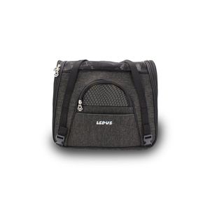 Borsa portante per gatti e cani Lepus borsa spaziosa nera - Product Image 3
