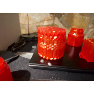 Barattolo di vetro di conservazione in resina epossidica con coperchio per l'organizzazione e la conservazione - Product Image 4
