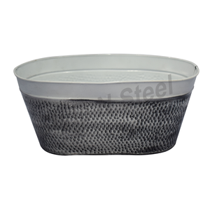 Tub Metal Beverage Ice Tubs with Colour for Parties Galvanised Wine Chiller Ice Beverage Tubs Galvanised Party - Product Image 1