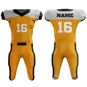 Uniformes de Fútbol Americano Personalizados de Alta Calidad, Cómodos y Elegantes, Transpirables, 100% Poliéster, Logotipo Bordado Sublimado - Product Image 5