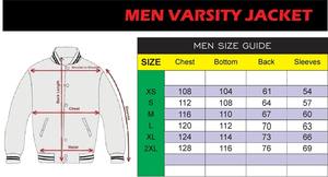 Chaqueta universitaria personalizada para hombre al por mayor, transpirable, fina, de largo, de diseño liso con cuello levantado, chaqueta en blanco estilo callejero - Product Image 5