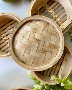 Vaporera Tradicional de Bambú, Herramienta de Cocina Natural Hecha a Mano - Product Image 6