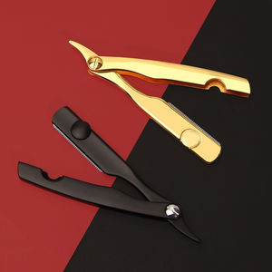 Maquinilla de afeitar plegable profesional de acero inoxidable de alta calidad, Manual, cuerpo de peluquero, Bikini, corte de pelo, cuchillos de afeitar de garganta de corte recto - Product Image 6