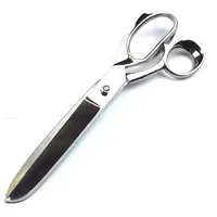 Ciseaux de tailleur multifonctionnels professionnels de haute qualité en acier inoxydable, lame en acier inoxydable, poignée en métal, épaisseur de 3,0 mm, coupe de tissu Subhan