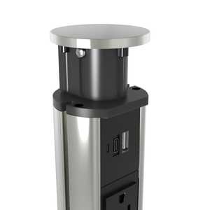 Ciabatta USB da scrivania con protezione contro le sovratensioni 6 prese e 3 prese USB 15A Rated ETL presa di estensione certificata - Product Image 3