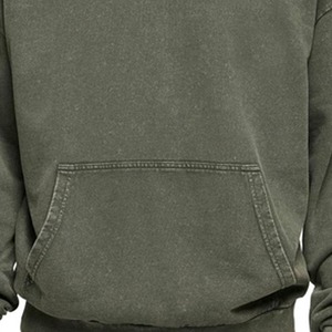 Sweat-shirts pour hommes en molleton français de haute qualité, 100% coton, logo personnalisé, taille plus, style vintage délavé à l'acide, épaules tombantes - Product Image 5