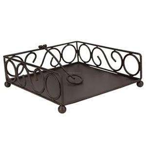 Restaurant Cafe Metal Napkin Holder <b>Chrome</b> Wire Paper Collection Napkin Holder Modern Napkin Holder Tissue Dispenser Organizer - Product Image 2