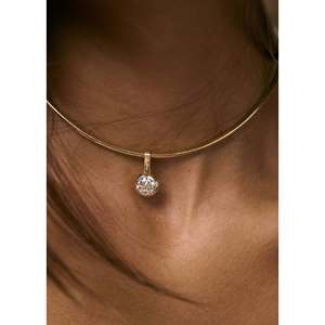 Collar con Colgante Redondo de Diamante de 2.5ct, Colección Elegante Madeleine - Product Image 2