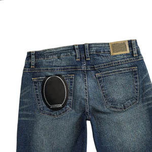 Bedazzled Jean Shorts Dark Wash Denim Shorts Vintage Deadstock Inspiré Logo personnalisé et approvisionnement d'usine OEM - Product Image 4