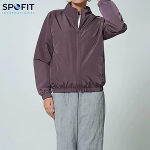 Chaqueta Cortavientos Impermeable y Transpirable Estampada para Mujer, Relleno de Poliéster, la Mejor Calidad para Correr y Hacer Ejercicio en Invierno - Product Image 6
