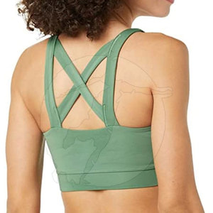 สปอร์ตบราไร้รอยต่อสุดเซ็กซี่สำหรับผู้หญิงชุดออกกำลังกายระบายอากาศได้และใส่กลับด้านได้สำหรับโยคะและยิม - Product Image 3