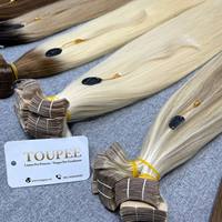 Extensiones de Cabello Humano Vietnamita Virgen Multicolor con Cinta Adhesiva, Precio de Fábrica, Rubio Cenizo y Piano Destacados