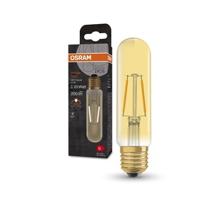 Lampada Tubolare LED Osram Vintage Edizione 1906 Crystal E27 2.5W 2000K 32x127mm (Osram 091858) - Product Image 2