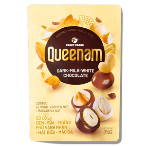 Dragées de chocolat en gros directement du fabricant HALAL, mélange de noix d'amandes, de noix de cajou et de noix de macadamia enrobées, 75g, snacks, bonbons, OEM - Product Image 1