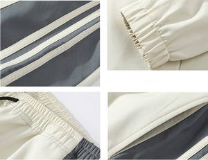 ผู้ผลิตชุดวอร์มซิปแบบขายส่ง ชุดวอร์มโพลีเอสเตอร์สำหรับผู้ชาย พร้อมปักโลโก้ตามสั่ง - Product Image 5