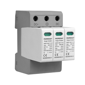 Moreday Thiết Bị Chống Sét 1000V T2 /T1 + T2 Thiết Bị Chống Sét Bảo Vệ Tăng Dòng Xả Điện DC 1000V 20ka 40ka SPD - Product Image 3