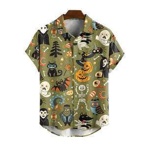 Camisetas de manga corta Anti-Uv de secado rápido transpirable con estampado de transferencia por sublimación de alta calidad para hombre, tela satinada de poliéster 100% - Product Image 3