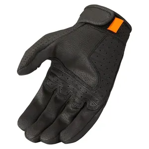 Nieuwste Collectie Ontwerp Op Maat Gemaakt Waterdicht Full Finger Touchscreen 3d Sport Lederen Semi-Motorfietshandschoenen