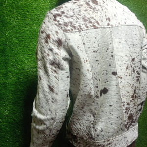 Chaqueta de Cuero Vacuno con Pelo Real para Hombre, Nuevo Diseño, Abrigo con Pelo para Hombre, Chaqueta de Piel de Cocodrilo de Nuevo Estilo para Hombre - Product Image 5